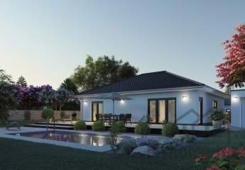 Ihr neues individuelles Neubau Bungalow mit Grundstück in Licht gebadet in Schwarzenbruck