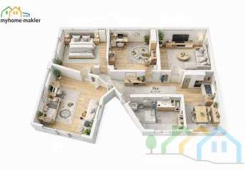 große Charmante 4-Zimmer-Dachgeschosswohnung mit Altbauflair im Herzen Nürnbergs