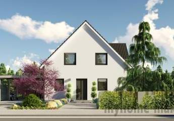 Ein neues Haus mit voller Fantasie, mit neuen Formen und Farben in Weigendorf