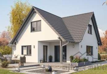 Waldrandlage Röttenbach: Neubau-Fertighaus mit Grundstück u. Keller– komfortables Wohnen im Zentrum