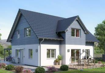 TOP Preis in  Stein-Unterweihersbuch: Energieeffizientes Fertighaus- Neubau großen Garten