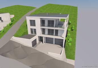 Dein Bauhaus-Projekt - Pläne und Baugenehmigung
sehr interessantes Hanggrundstück mit ca. 752 m² 
in zentraler Top-Lage in Pfarrkirchen - Rottal