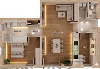 Provisions- & Barrierefrei: Großzügige 3-Zimmer-Wohnung mit KfW-Förderung nahe Schwäbisch Gmünd