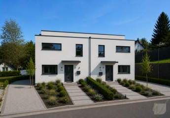 „Familienglück im Neubau – stilvolle Doppelhaushälfte mit Garten“