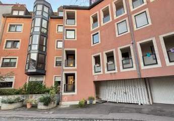 Saarbrücken-City,  moderne 1-ZKB mit großem Balkon, vermietet