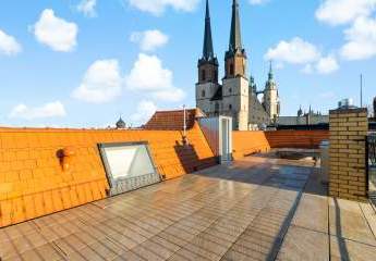 Die Hausmannstürme als Nachbar oder Chillen über den Dächern der Stadt!