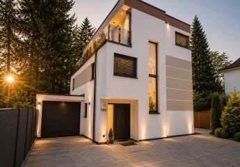 Moderne Stadtvilla mit Smart-Home-Komfort und Spa-Charakter an der Alten Veste in Zirndorf