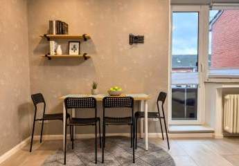 Attraktive Starterwohnung: 1-Zi.-Apartment in Top-Zustand mit EBK & Balkon praktischen Grundriss