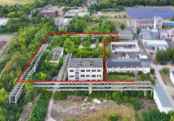 Nähe Magdeburg: Halle 450 qm, 3 geschossiges Funktionsgebäude auf 9954m²  GS in Schönebeck Nähe A14