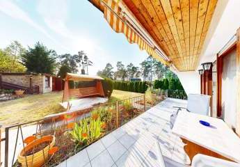 Super Sonderpreis !!! Eigentumsland Bungalow mit Garten, Gästehaus & Terrasse mitten im Grünen