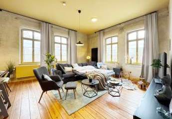 Design trifft Natur – Ferienwohnung am Kanal für bis zu 8 Personen (115m2) in Schönebeck