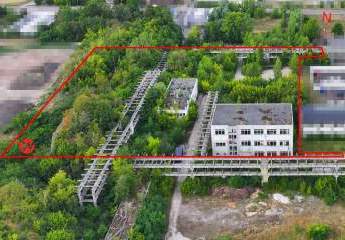 Provisonsfrei Investitionsstarker Gewerbestandort mit Hallen, Funktionsbauten und 2 Bunker