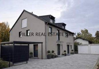 Exklusive Neubau-Doppelhaushälfte in Ingolstadt-Hagau - A+ Energie, Luxus-Ausstattung, Atelier & Traumgarten!