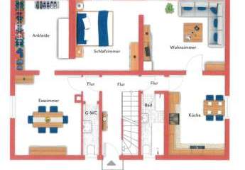 Eigentumswohnung 82m² im EG eines Zweifamilienhaus in Bildstock zu verkaufen
 -Anliegerstraße-