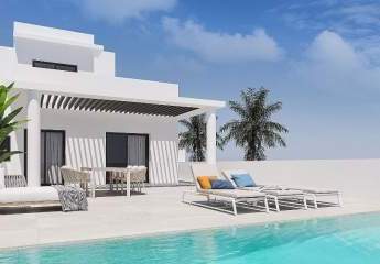 Moderne Villa mit 4 Schlafzimmern, 4 Bädern, Unterbau, Po...