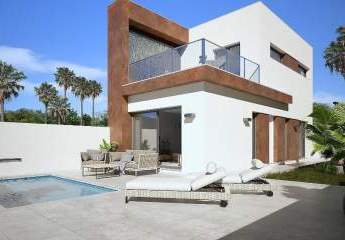 Moderne 3-Schlafzimmer-Villa mit 2 Badezimmern und Pool