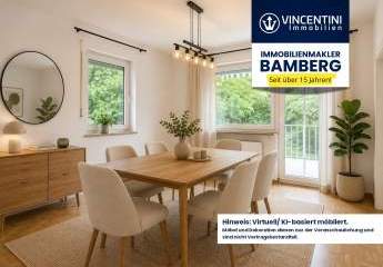 Renovierte EG 4-Zimmer WHG mit Balkon, Einbauküche und Garage