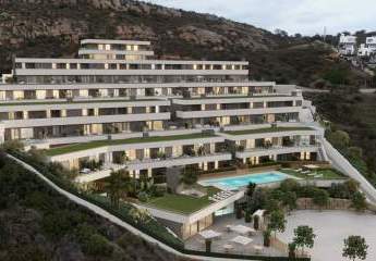 Neubau – Doppelhaushälften  in Manilva mit Meerlick