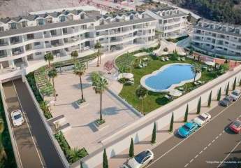 Neubau – Apartment in Benalmádena mit Meerblick