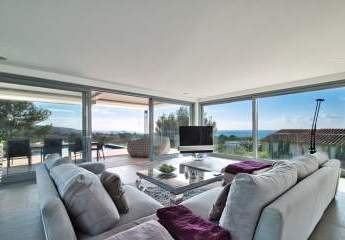 Großzügige moderne Meerblick Villa in Santa Ponsa mit 2 Pools