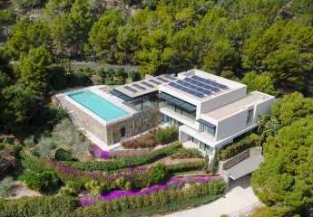 Moderne Designervilla in Port d'Andratx mit Hafenblick