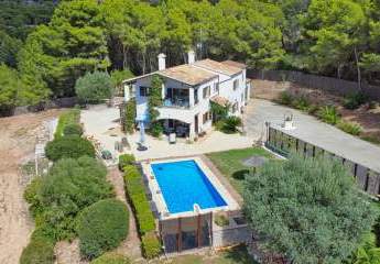 Landhaus mit Panoramablick bis zum Meer in Calvia