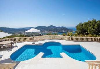 Mediterrane Luxusvilla in Toplage von Port d'Andratx mit 
einmaligem Panorama- und Meerblick