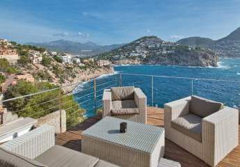 Modernes Penthouse mit Dachterrasse in 1. Meereslinie in Port Andratx - La Mola