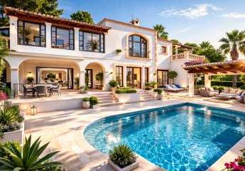 Mediterrane Traumvilla in Bendinat – Privatsphäre, Stil und Meerblick vereint