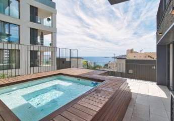 Neubau: Luxuswohnung mit Meerblick und privatem Pool in Cala Major