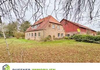 Resthof auf 7333 qm mit sehr großer Scheune und Entwicklungspotenzial in Thaden