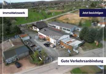 Einfamilienhaus mit toller Gartenanlage und vielseitig nutzbarer Lagerhalle im Gewerbegebiet