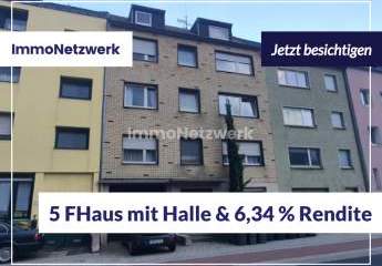 NEu***vollvermietetes 5 Familienhaus mit rückwärtiger Halle & toller Rendite von 6,34 % ****TOP