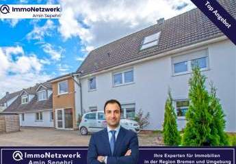 Moderne 3-Zimmer-Wohnung mit Einbauküche, Garten und Balkon in Syke-Barrien