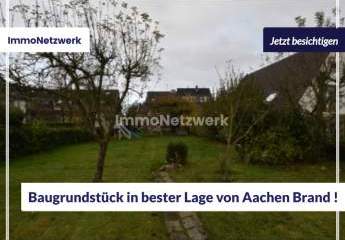 TOP***Baugrundstück mit 1.221 m² in bester Lage von Aachen Brand***NEU