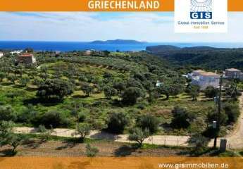 +++ GRIECHENLAND - WEST-PELOPONNES - BAUGRUNDSTÜCK mit BAUGENEHMIGUNG: Nur 295 Meter zum Meer +++