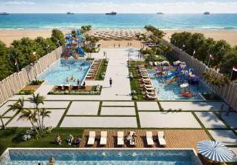 Bezugsfertige 2-Schlafzimmer-Wohnung mit Meer- & Poolblick in Hurghada | 102 m² | 3. Obergeschoss | Privater Strand