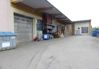 gepflegte Gewerbe-/Industrie-Objektfamilie (*Lagerhalle*, Büro, Fabrik, Kühlhaus, LKW-Garagen)