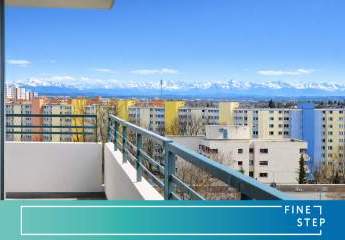 3-Zimmer Panorama-Eckwohnung im 10. OG mit Alpenblick, Südbalkon & Tiefgarage am Ostpark