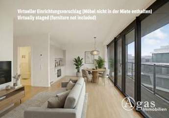DACHGESCHOSS mit Weitblick! 2 Zimmer Wohnung mit ca. 62 m², EBK und Privat-Gym in Berlin-Mitte!