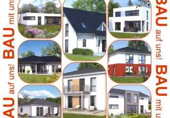 BAU auf uns! Bau mit uns! Vom ROHBAUHAUS plus Fertigstellungspakete oder als schlüsselfertiges Haus auf Deinem Grundstück!