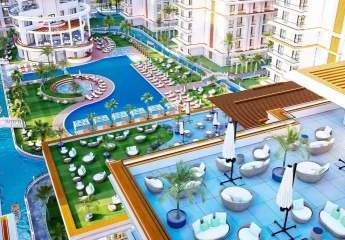 Meerblick 2-Schlafzimmer-Wohnung zum Verkauf in Iskele Long Beach