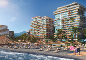 Strandnahe 2-Schlafzimmer-Wohnung zum Verkauf in Kvariati, Georgien