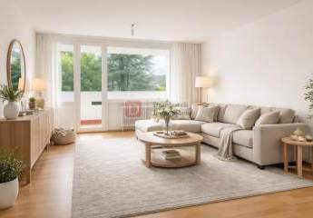 Top!! City- und EZB-nahe 3-Zimmer-Wohnung mit großer Loggia