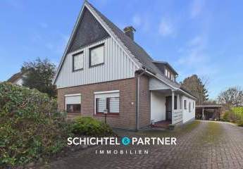 Hambergen | Freistehendes Einfamilienhaus mit Kamin und großem Grundstück