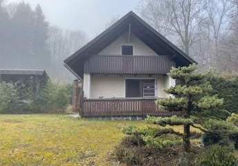 Naturparadies nahe Bled, Slowenien – Haus im Wald