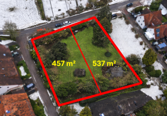 Exklusives Feldrandgrundstück 994 m² Teilbar ab 457 m²