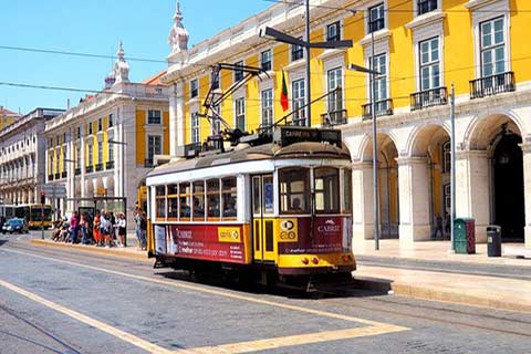 Tram Lissabon Portugal